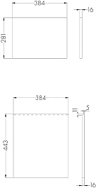 Акватон Тумба с раковиной Лондри 40 R дуб рустикальный/белая – фотография-10